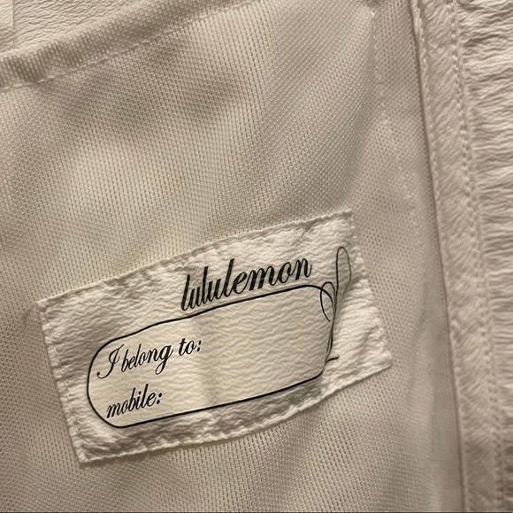 lululemon Run Jacket White/Pink Size 10 - Picture 7 of 12